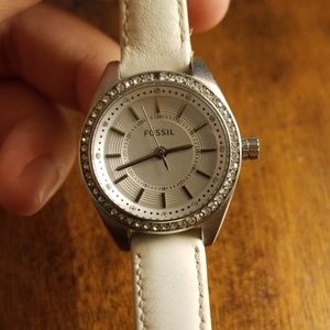 Fossil Brand Watch Approx One Inch Diameter Face